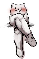 gross_cat, the_battle_cats, 1girls, blush, female