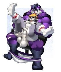 neku, anthro, balls, beanie, bear