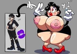 thegreenthief, ass_bigger_than_head, ass_bigger_than_torso, ass_expansion, bimbo_lips