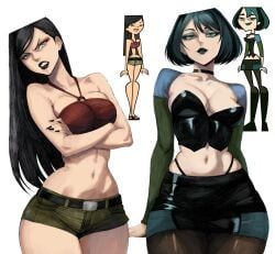 gwen_(tdi), heather_(tdi), cartoon_network, total_drama_island, hex_mamaniac