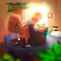 haida_(aggretsuko), resasuke, aggretsuko, sanrio, lumiink