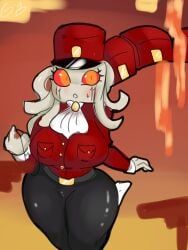 ghast_(minecraft), minecraft, daybreaker_ktc7, 1girls, big_breasts