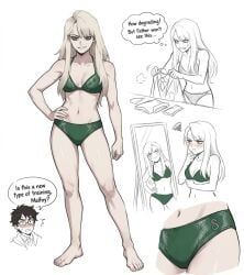 draco_malfoy, harry_potter, bikini, blonde, hogwarts