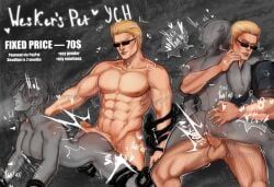 albert_wesker, leon_s._kennedy, resident_evil, resident_evil_4, 2boys