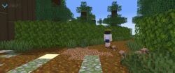 minecraft, belly_expansion, big_belly, big_breasts, black_eyes
