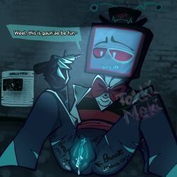 vox_(hazbin_hotel), hazbin_hotel, tokki_meki, 1cuntboy, blue_pussy
