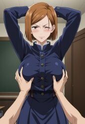 kugisaki_nobara, nobara_kugisaki, jujutsu_kaisen, aindroidparanoid, 1boy