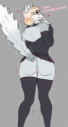 5_fingers, anthro, austindrawlewds, black_bottomwear, black_clothing