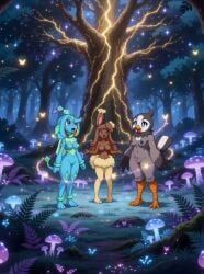 buneary, pokemon_(species), starly, terapagos, pokemon