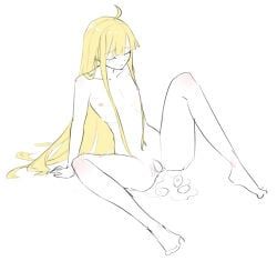 kaguya_(cho_kaguya-hime!), cho_kaguya-hime!, 1girl, ahoge, blonde_hair
