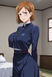 kugisaki_nobara, nobara_kugisaki, jujutsu_kaisen, aindroidparanoid, 1girls