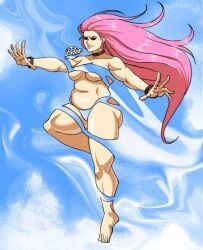 uro_takako, jujutsu_kaisen, poe_(artist), ass, barefoot