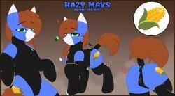 hasbro, my_little_pony, anus, blue_body, brown_hair
