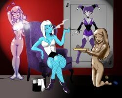 jinx_(dc), kole_weathers, mumbo_jumbo_(dc), rachel_roth, ravebo