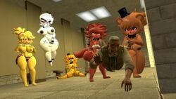 chica_(cally3d), chica_(fnaf), chiku, chiku_(cryptia), eli_vance