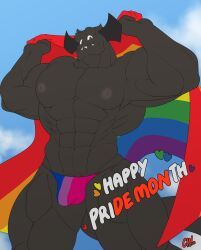 char_cole, pride_month, cwaffle, bara, bara_body
