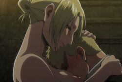 reiner_braun, shingeki_no_kyojin, 1boy, 1girl, annie_leonhart