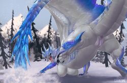 velkhana, mythology, cannibalistic-tendencies, anus, ass