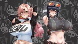 bangboo_(zenless_zone_zero), grace_howard, nicole_demara, zenless_zone_zero, leux21eraser