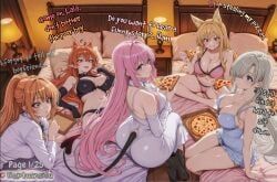 ameri_azazel, elizabeth_liones, lala_satalin_deviluke, lexia_von_alceria, minamoto_chizuru