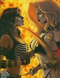 grok_(x), la_muerte, lady_death, coffin_comics, day_of_the_dead