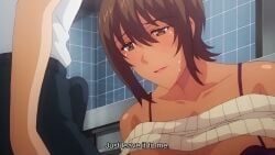 shiori_nishimura, kaa-chan_no_tomodachi_ni_shikotteru_tokoro_mirareta_the_animation, pink_pineapple, seven_(animation_studio), 1boy