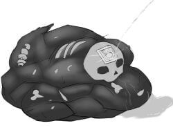5idestep, after_vore, animal_humanoid, bodily_fluids, bones_in_feces