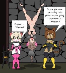 aerith_gainsborough, kit_(gameoverse), kit_bodega, lorna_(terrible_mouse), final_fantasy