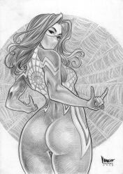 silk_(marvel), marvel, spider-man_(series), marcio_fernandes, 1girls