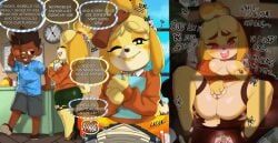 isabelle_(animal_crossing), villager_(animal_crossing), animal_crossing, nintendo, kae-est_art