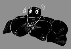 john_grace_(grace), grace_(roblox), roblox, 1boy, bara