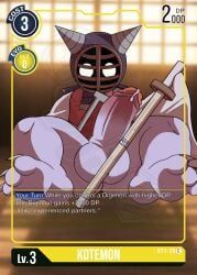 digimon_(species), kotemon, bandai_namco, digimon, gendomx