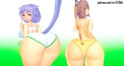 azuki_(sayori), cinnamon_(sayori), nekopara, real_maincharacter, ass