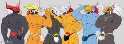 blackwargreymon, blitzgreymon, digimon_(species), victorygreymon, wargreymon