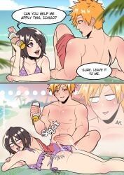 ichigo_kurosaki, kuchiki_rukia, bleach, dangerousbride, 1boy
