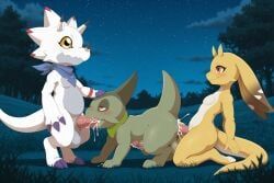 axew, digimon_(species), gammamon, generation_5_pokemon, pokemon_(species)