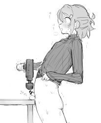 yurushite_elon, 1boy, balls, balls_on_table, femboy