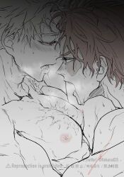 bakugou_katsuki, todoroki_shoto, boku_no_hero_academia, haru_(reharux035), 2boys