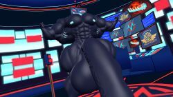 vox_(hazbin_hotel), hazbin_hotel, vrchat, 1boy, bara