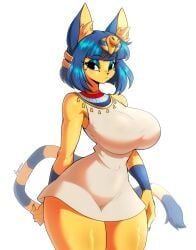 ankha_(animal_crossing), animal_crossing, nintendo, sozokuu, 1girls