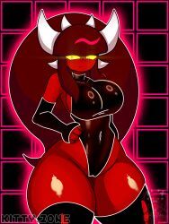 extreme_demon, geometry_dash, kitty.zone, 1girl, big_boobs