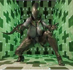 female_xenomorph, xenomorph, alien_(franchise), artist_request, samzan_(modeler)