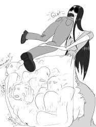 slendrina, dvloper, slendrina:_horror_game, big_belly, black_hair