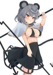 nazrin, touhou, shinonome_zakuro, 1girl, 1girls