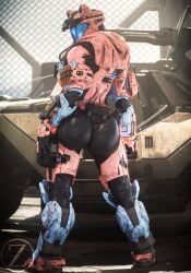 spartan_(halo), halo_(series), zsphere3d, 1girls, armor