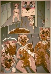 scaty, ambiguous_gender, anthro, bathroom, deer