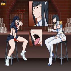 kiryuuin_satsuki, matoi_ryuuko, kill_la_kill, savalkas, ass