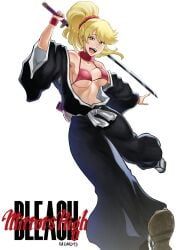 naru_jurinna, bleach, ivizard, 1girls, big_breasts
