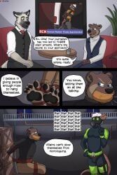 ollieotty, 4_toes, angry, anthro, bdsm