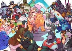 amicus_(adastra), asgore_dreemurr, asterion_(minotaur_hotel), asterius_(hades), beast_(disney)